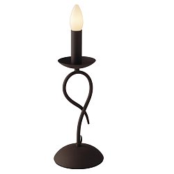 Obrázek pro produkt Stolní lampa Lume Ginevra, cortenová, 1 x E14, 14 x 14 x 33 cm - FANEUROPE