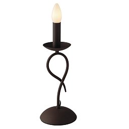 Obrázek pro produkt Stolní lampa Lume Ginevra, cortenová, 1 x E14, 14 x 14 x 33 cm - FANEUROPE