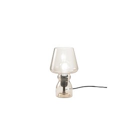 Obrázek pro produkt Stolní lampa Gleam jantarová, patice E27, 15 x 25 cm - FANEUROPE