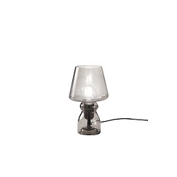 Obrázek pro produkt Stolní lampa Gleam šedá, patice E27, 15 x 25 cm - FANEUROPE
