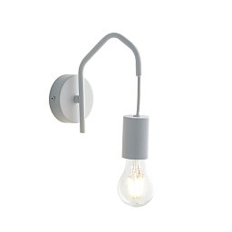 Obrázek pro produkt Nástěnné svítidlo Habitat, bílé, 1 x E27, 8 x 18 x 17,5 cm - FANEUROPE