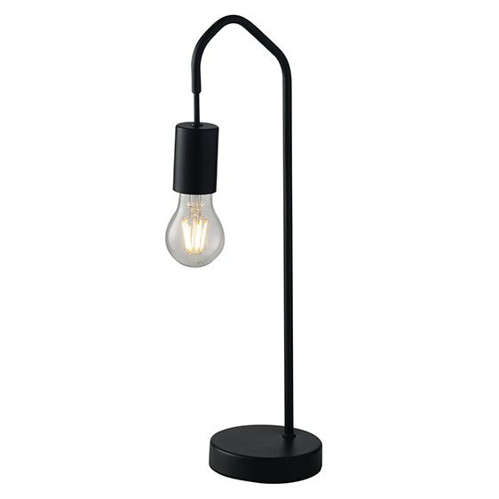 FAN I-HABITAT-L NER Stolní lampa Lume Habitat, černé, 1 x E27, 17 x 48 cm - FANEUROPE
