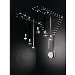 Obrázek pro produkt Stropní svítidlo Habitat, bílé, 6 x E27, délka 500 cm - FANEUROPE