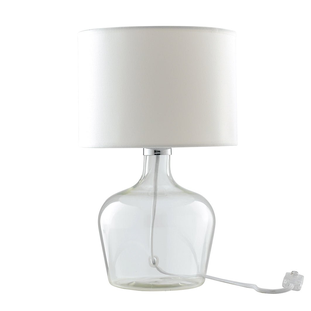 FAN I-HENDRIX-L BCO Stolní lampa Lume Hendrix, bílé, 1 x E27, 23 x 37 cm - FANEUROPE
