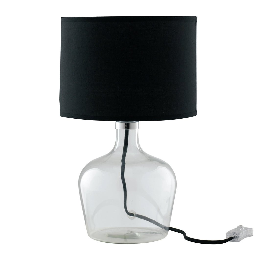 FAN I-HENDRIX-L NER Stolní lampa Lume Hendrix, černá, 1 x E27, 23 x 37 cm - FANEUROPE