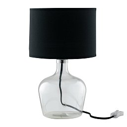 Obrázek pro produkt Stolní lampa Lume Hendrix, černá, 1 x E27, 23 x 37 cm - FANEUROPE