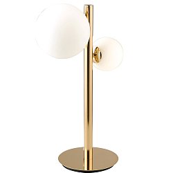 Obrázek pro produkt Stolní lampa Lume Hera, zlatá, 2 x G9, 31 x 47 cm - FANEUROPE