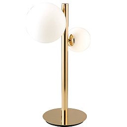 Obrázek pro produkt Stolní lampa Lume Hera, zlatá, 2 x G9, 31 x 47 cm - FANEUROPE