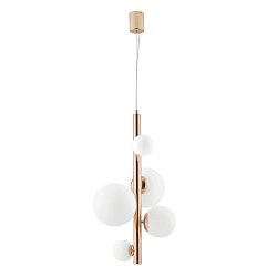 Obrázek pro produkt Závěsné svítidlo Hera, zlaté, 5 x G9, 45 x 180 cm - FANEUROPE