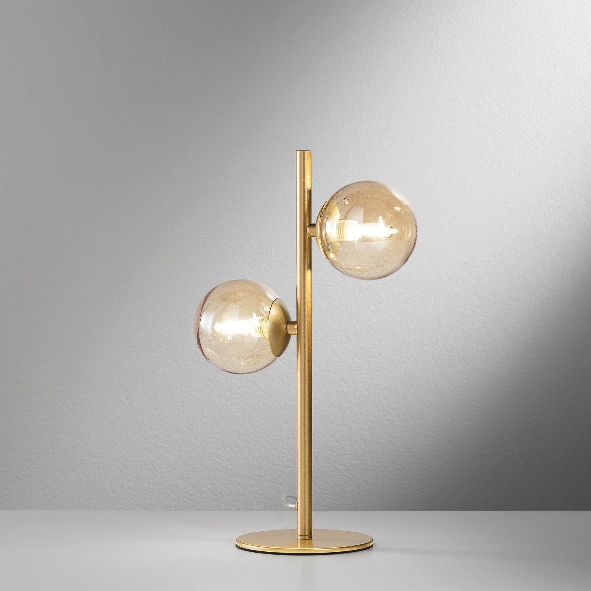 FAN I-HONEY-L2 Stolní lampa Lume Honey, zlatá, 2 x G9, 23,4 x 14 x 40 cm - FANEUROPE (obrázek 3)