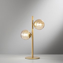 Obrázek pro produkt Stolní lampa Lume Honey, zlatá, 2 x G9, 23,4 x 14 x 40 cm - FANEUROPE
