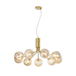 Obrázek pro produkt Závěsné svítidlo Honey, zlaté, 9 x G9, 83,4 x 41 x 161 cm - FANEUROPE