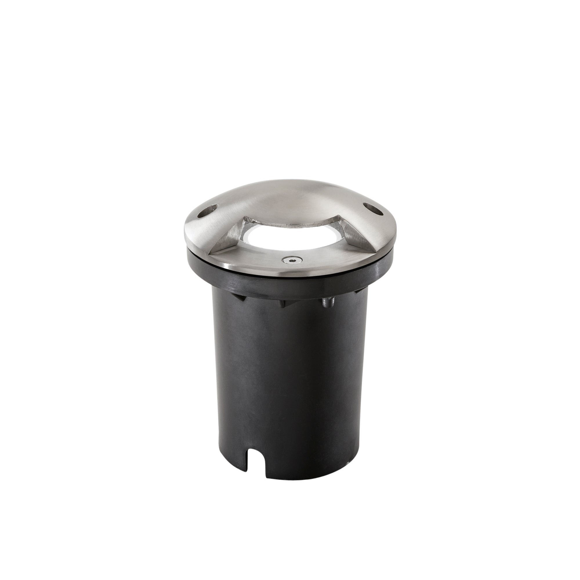 FAN I-HUMMER-R1 Pojízdné svítidlo Faro Carrabile Hummer Inox, stříbrné, 1 x GU10, 10,5 x 10,5 x 14,4 cm, IP67 - FANEUROPE