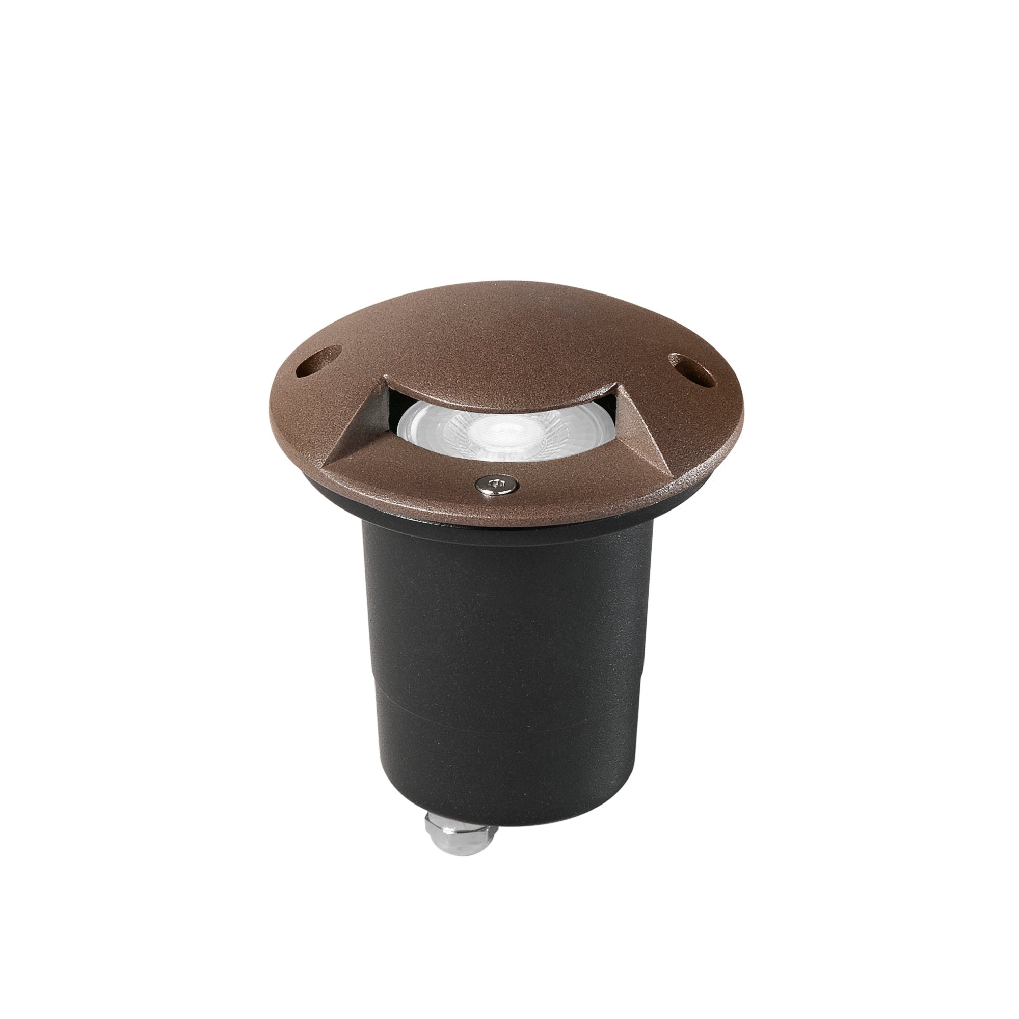 FAN I-HUMMER-R1-BRO Pojízdné svítidlo Faro Carrabile Hummer Inox, bronzové, 1 x GU10, 10,5 x 10,5 x 14,4 cm, IP67 - FANEUROPE