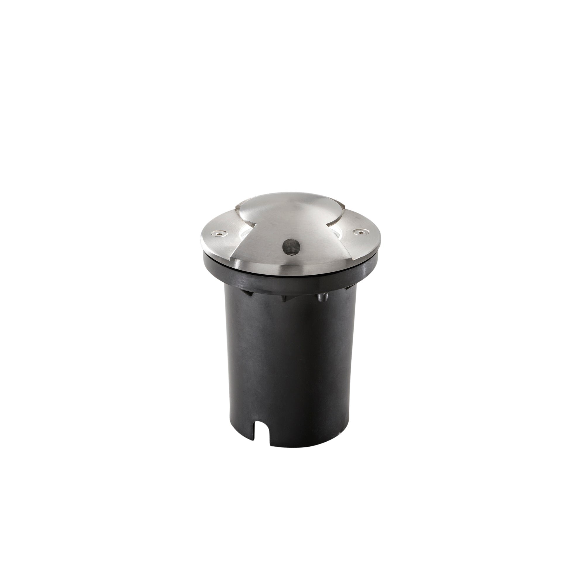 FAN I-HUMMER-R2 Pojízdné svítidlo Faro Carrabile Hummer Inox, stříbrné, 1 x GU10, 10,5 x 10,5 x 14,4 cm, IP67 - FANEUROPE