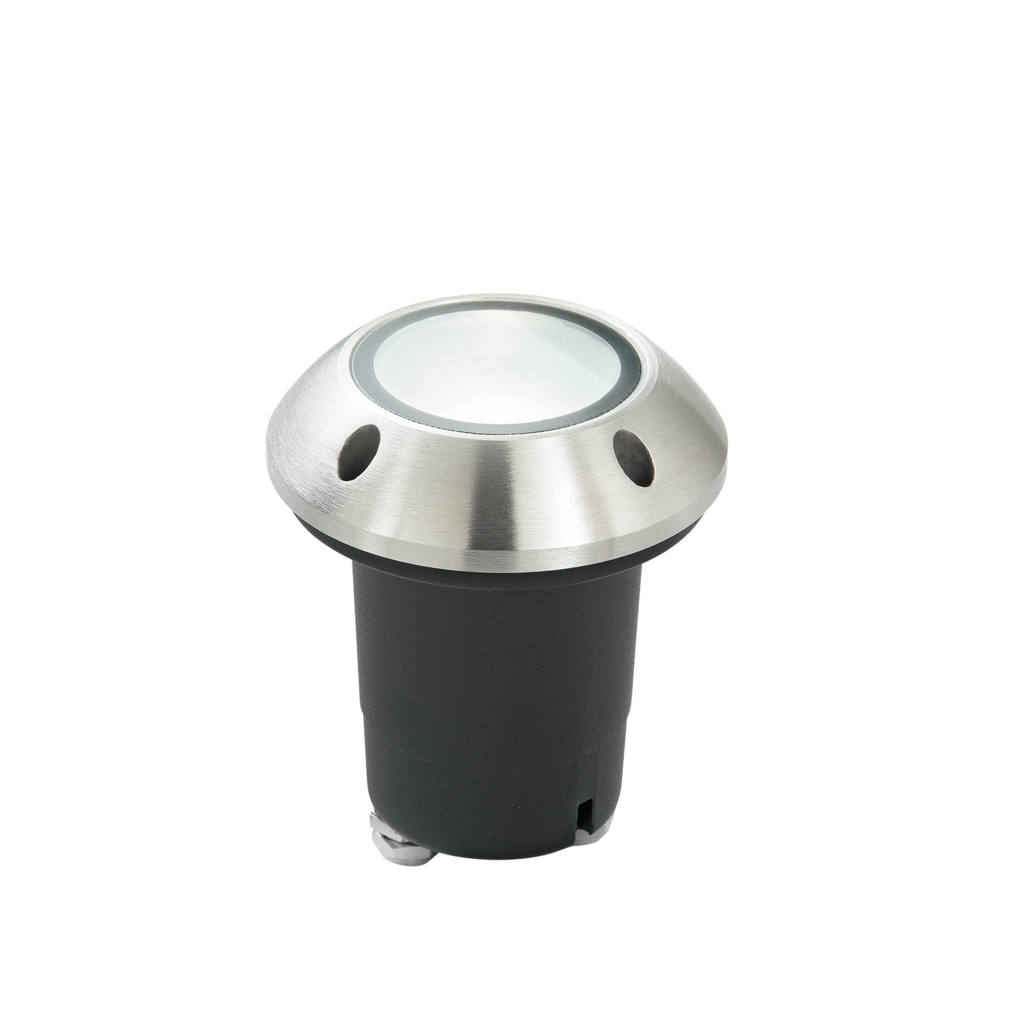 FAN I-HUMMER-UP Pojízdné svítidlo Faro Carrabile Hummer Inox, stříbrné, 1 x GU10, 10,5 x 10,5 x 14,4 cm, IP67 - FANEUROPE