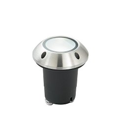 Obrázek pro produkt Pojízdné svítidlo Faro Carrabile Hummer Inox, stříbrné, 1 x GU10, 10,5 x 10,5 x 14,4 cm, IP67 - FANEUROPE