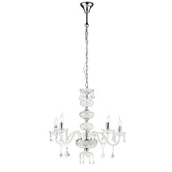 Obrázek pro produkt Závěsné svítidlo Incanto, chromové, 5 x E14, 69 x 154 cm - FANEUROPE