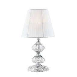 Obrázek pro produkt Stolní lampa Lumetto Incanto, chromové, 1 x E14, 25 x 46 cm - FANEUROPE