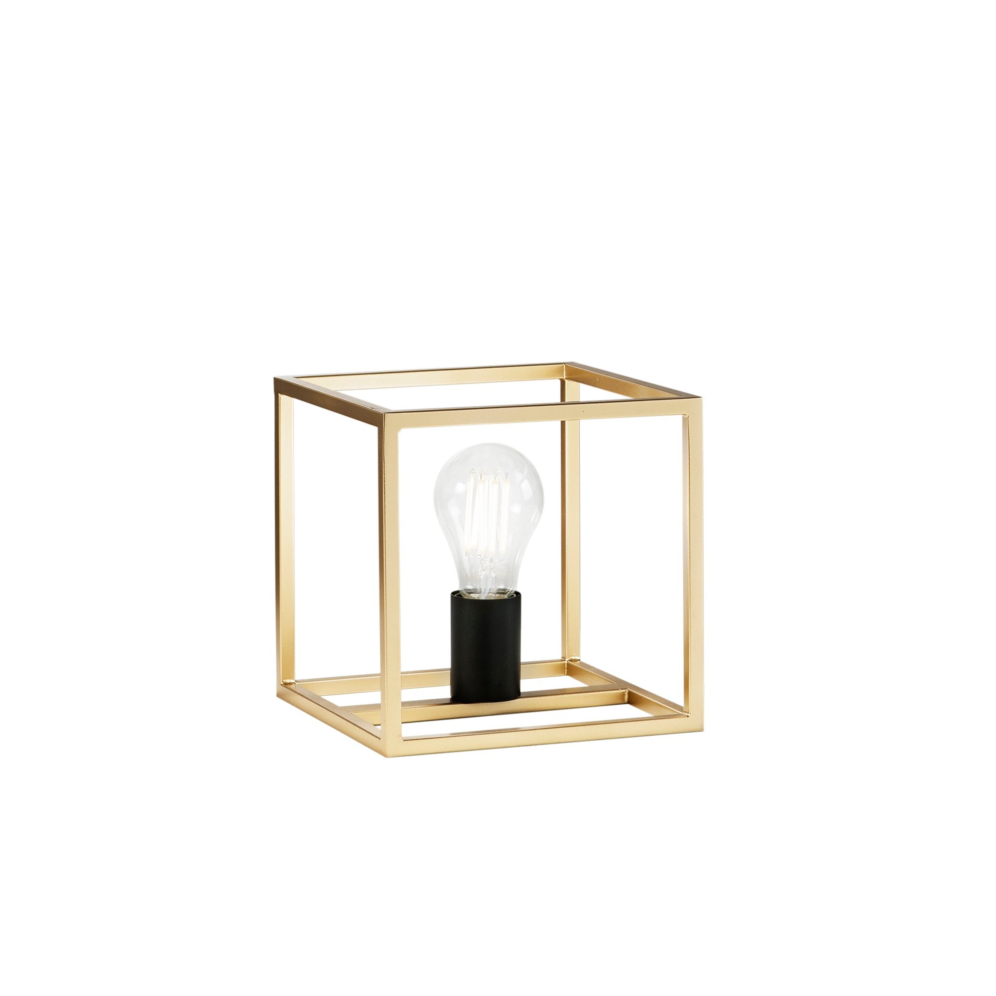 FAN I-KIMERA-L1 Stolní lampa Lumetto Kimera, černá/zlatá, 1 x E27, 20 x 20 x 22,5 cm - FANEUROPE