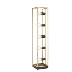 Obrázek pro produkt Stojací lampa Piantana Kimera, černá/zlatá, 5 x E27, 20 x 20 x 200 cm - FANEUROPE