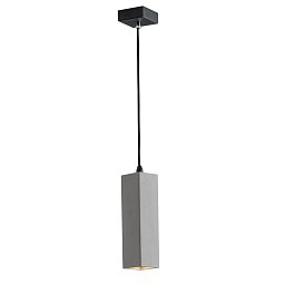 Závěsné svítidlo Kruk hranaté, šedé, 1 x GU10, 7 x 130 cm - FANEUROPE Obrázek pro produkt Závěsné svítidlo Kruk hranaté, šedé, 1 x GU10, 7 x 130 cm - FANEUROPE