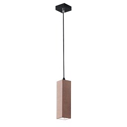 Závěsné svítidlo Kruk hranaté, cihlové, 1 x GU10, 7 x 130 cm - FANEUROPE Obrázek pro produkt Závěsné svítidlo Kruk hranaté, cihlové, 1 x GU10, 7 x 130 cm - FANEUROPE