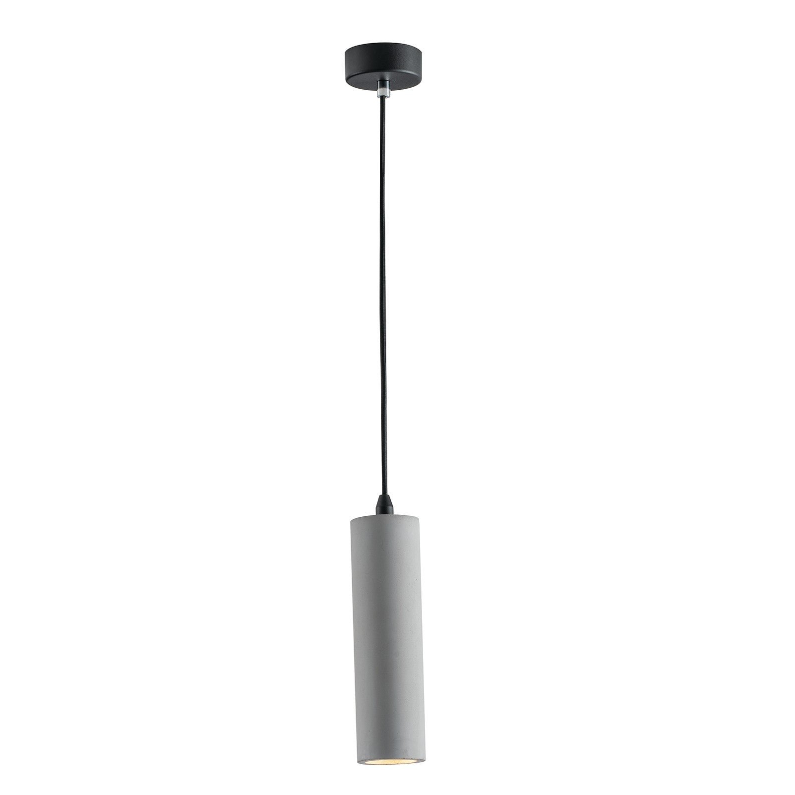 FAN I-KRUK-R-S1 Závěsné svítidlo Kruk kruhové, šedé, 1 x GU10, 7 x 130 cm - FANEUROPE