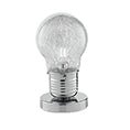 FAN I-LAMPD/LUME Stolní lampa Lume Žárovka, chromová, 1 x E14, 15 x 28 cm - FANEUROPE