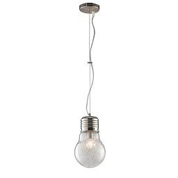 Obrázek pro produkt Závěsné svítidlo, chromové, 1 x E27, 15 x 120 cm - FANEUROPE