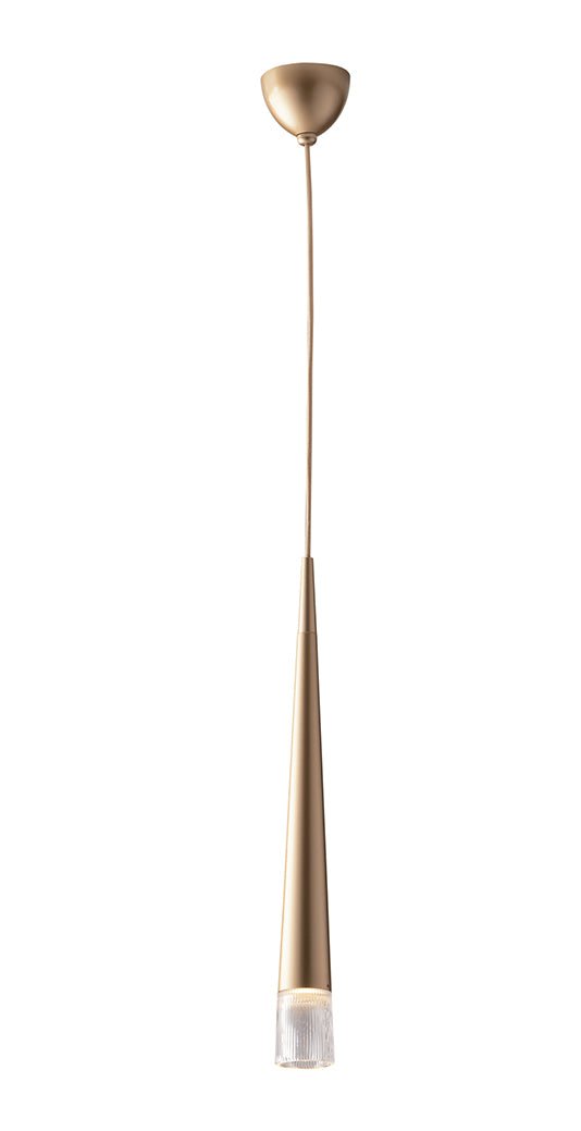 FAN I-LANCELOT-S ORO Závěsné svítidlo Lancelot, zlaté, 1 x GU10, 6 x 181 cm - FANEUROPE