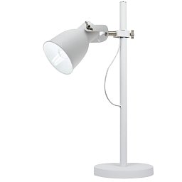 Obrázek pro produkt Stolní lampa Lume Legend, bílé/niklové, 1 x E27, 38 x 61 cm - FANEUROPE