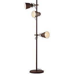 Obrázek pro produkt Stojací lampa Piantana Legend, corten/měděné, 3 x E27, 50 x 166 cm - FANEUROPE