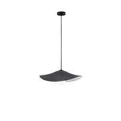Obrázek pro produkt Závěsné svítidlo Lenglen černý filc, kabel 2 m, stínidlo 50 cm, 1 x E27 - FANEUROPE