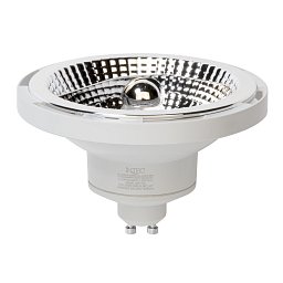 Obrázek pro produkt Žárovka LED AR111, patice GU10, 13 W, 940 lm, 3000 K, úhel 45 °, rozměry 110 x 74 mm, životnost 25 000 h, CRI 80 - FANEUROPE