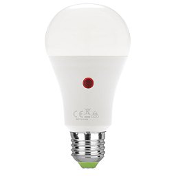 Obrázek pro produkt Žárovka se senzorem soumraku, patice E27, 12 W, 1250 lm, 4000 K, úhel 220 °, rozměry 65 x 125 mm, životnost 15 000 h, CRI 80 - FANEUROPE