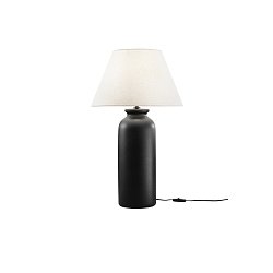 Obrázek pro produkt Stolní lampa Madiba černá keramika, průměr 40,6 x výška 68,5 cm - FANEUROPE