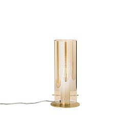 Obrázek pro produkt Stolní lampa Lumetto Magic, zlatá/jantar, 1 x E27, 13 x 13 x 23 cm - FANEUROPE