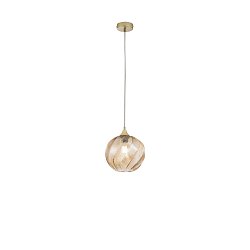 Obrázek pro produkt Závěsné svítidlo Majesty (ambra sklo) 1 x E27, 23 x 230 cm - FANEUROPE
