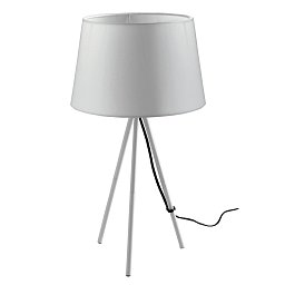 Obrázek pro produkt Stolní lampa Lume Marilyn, bílá, 1 x E27, 30 x 58,5 cm - FANEUROPE
