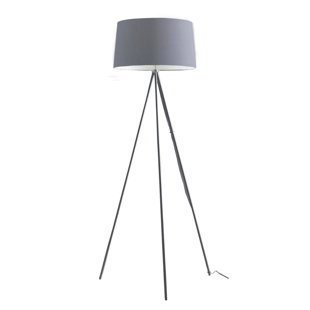 FAN I-MARILYN-PT GR Stojací lampa Piantana Marilyn, šedá, 1 x E27, 48 x 155 cm - FANEUROPE