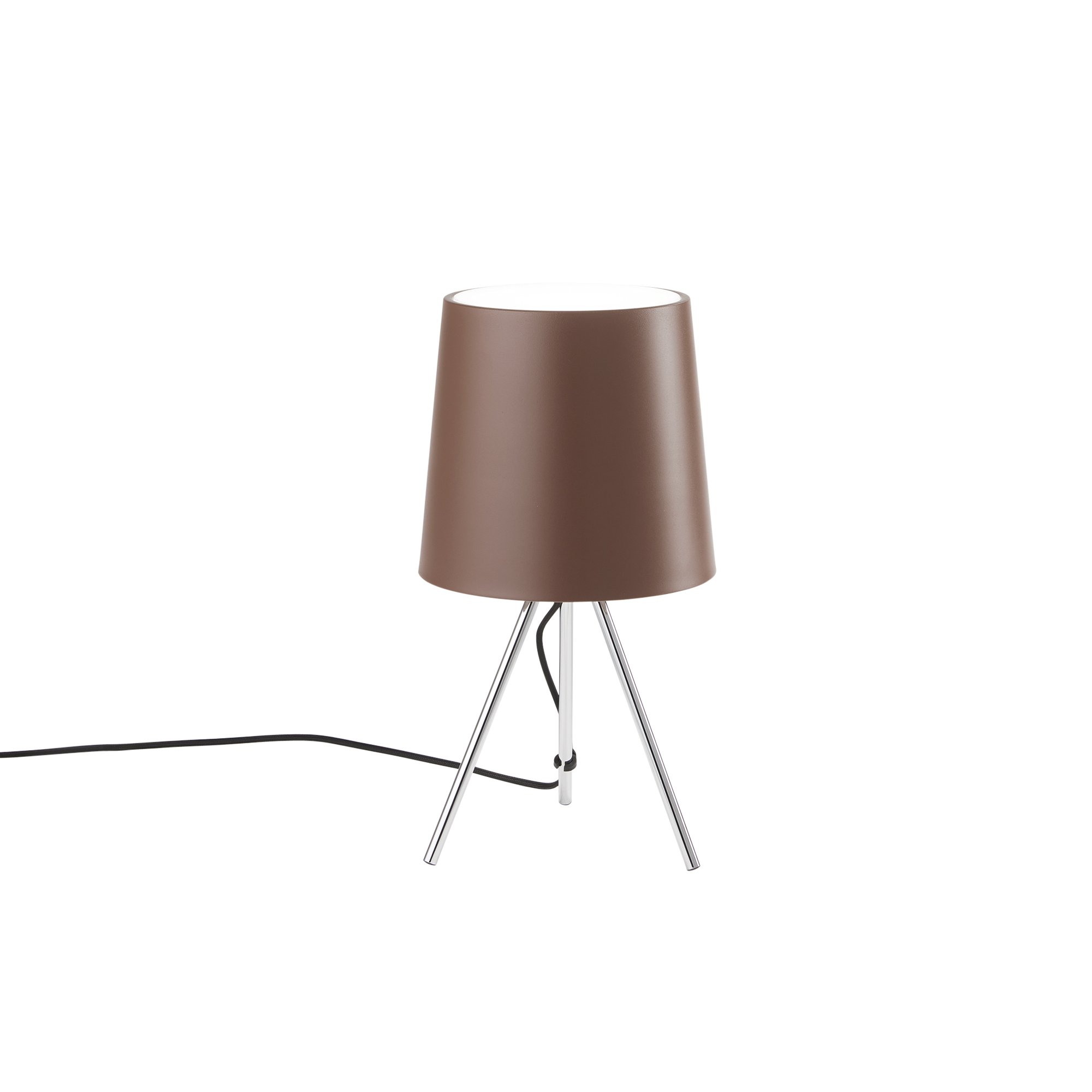 FAN I-MARLEY/L MAR Stolní lampa Lume Marley, hnědá, 1 x E14, 25 x 43,5 cm - FANEUROPE