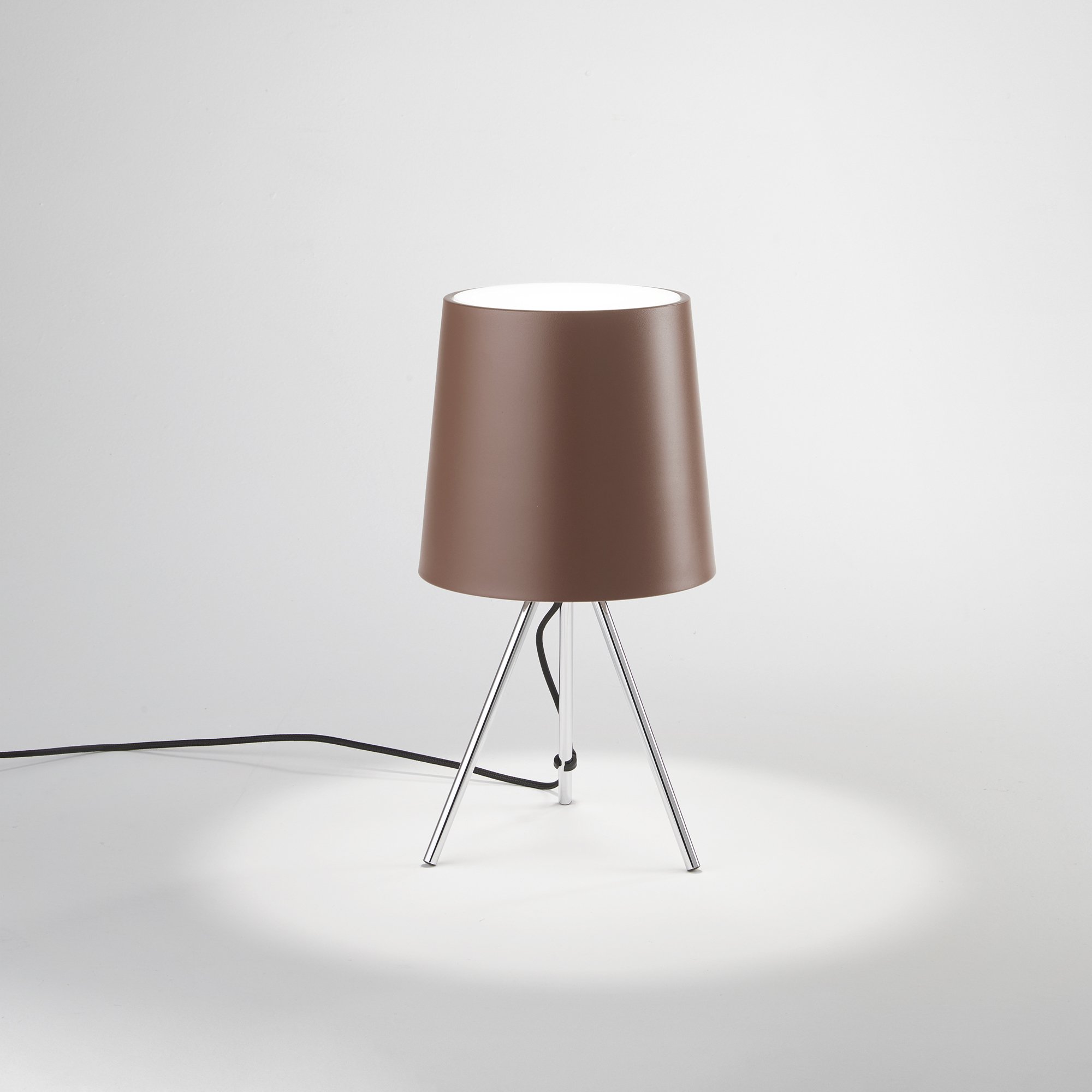 FAN I-MARLEY/L MAR Stolní lampa Lume Marley, hnědá, 1 x E14, 25 x 43,5 cm - FANEUROPE (obrázek 3)