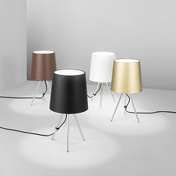 Obrázek pro produkt Stolní lampa Lume Marley, černá, 1 x E14, 25 x 43,5 cm - FANEUROPE