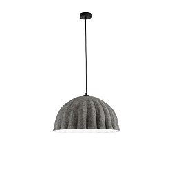 Obrázek pro produkt Závěsné svítidlo Midi filc šedý/bílý, kabel 2 m, stínidlo 53 cm, 1 x E27 - FANEUROPE