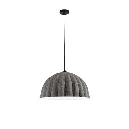 Obrázek pro produkt Závěsné svítidlo Midi filc šedý/bílý, kabel 2 m, stínidlo 53 cm, 1 x E27 - FANEUROPE