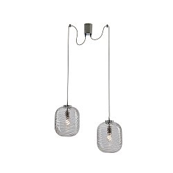 Obrázek pro produkt Závěsné svítidlo NEREIDE, průhledné, 1 x E27, 25 x 25 x 283 cm - FANEUROPE