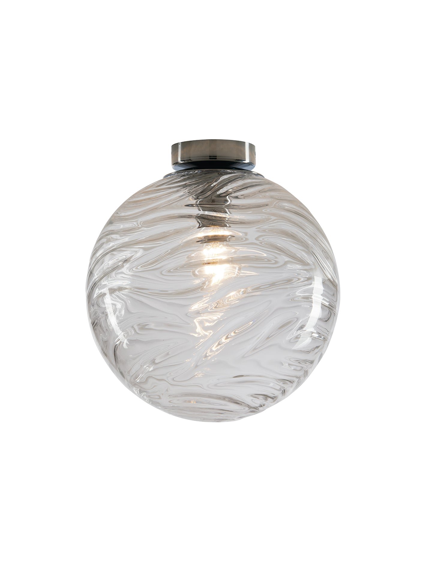 FAN I-NEREIDE-G-PL25 TR Stropní svítidlo NEREIDE, průhledné, 1 x E27, 25 x 25 cm - FANEUROPE