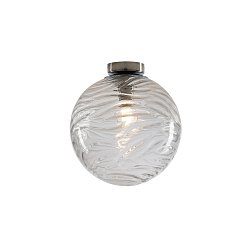 Obrázek pro produkt Stropní svítidlo NEREIDE, průhledné, 1 x E27, 25 x 25 cm - FANEUROPE
