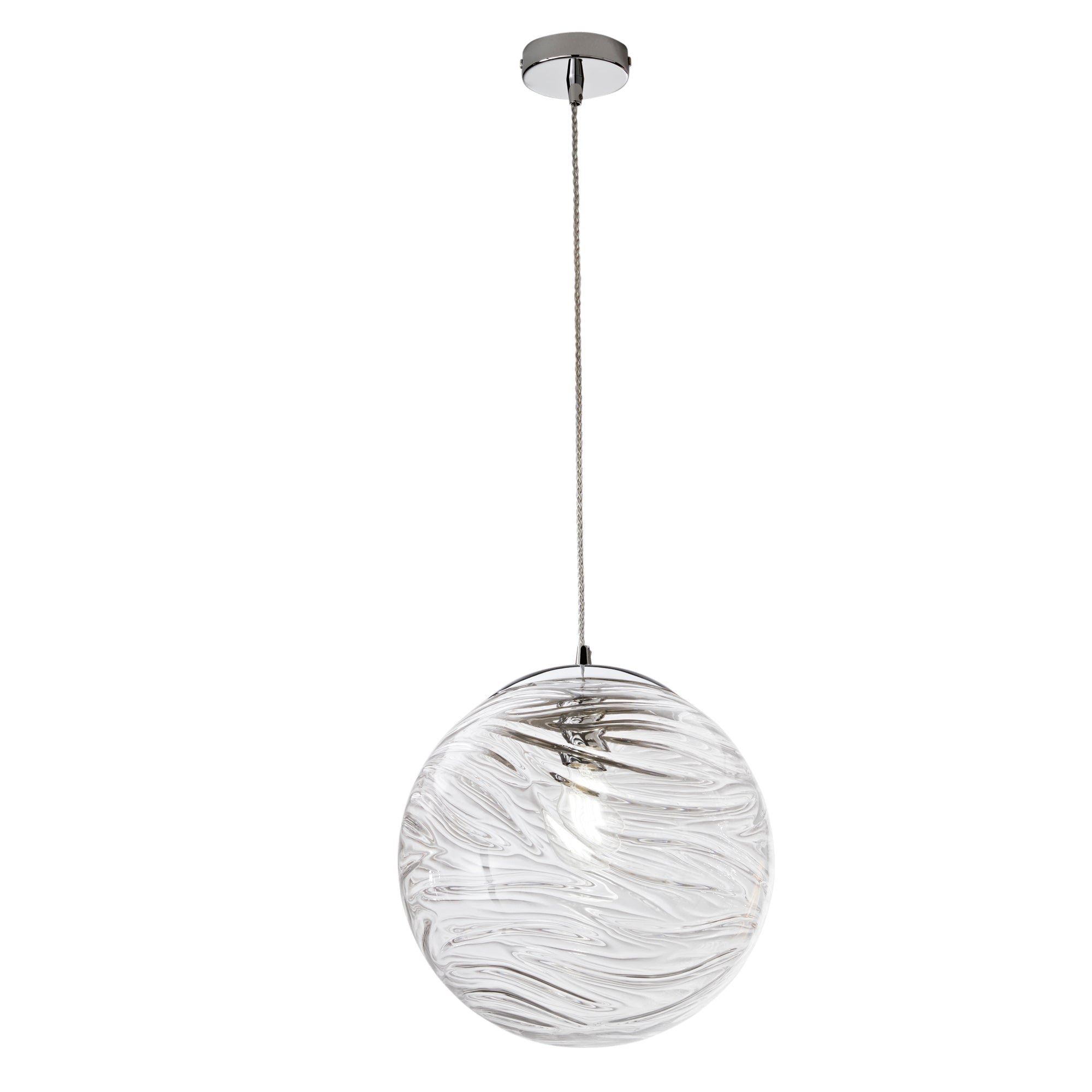 FAN I-NEREIDE-G-S1 TR Závěsné svítidlo NEREIDE, průhledné, 1 x E27, 33 x 33 x 162.5 cm - FANEUROPE